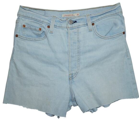 Levi’s Ribcage Cutoff Shorts – Size 29 - Picture 1 of 4